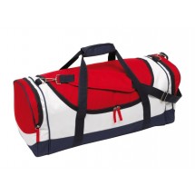 Sports bag"Marina" 600-D,white/blue/red