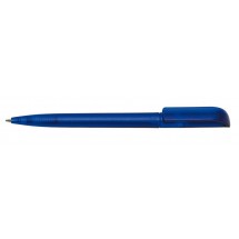 Twist ball pen "Retro", blue transparent