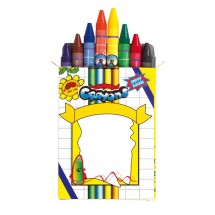 Wax crayons "Imagine", 8pcs., small