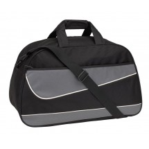 Sports bag "Pep", 600D, black/grey