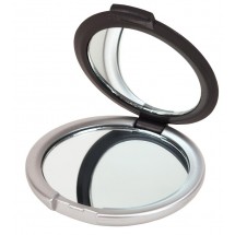 Cosmetic mirror  "Magnify", silver/black