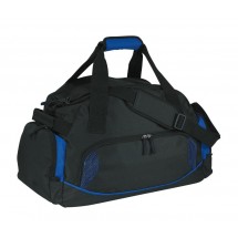 Sports bag'Dome'600-D, black/blue