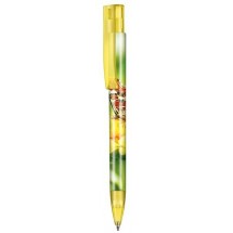 Kugelschreiber STRATOS TRANSP. II FOIL 360° - ananas-gelb transparent