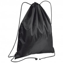 Gym bag van polyester - zwart