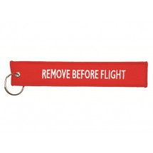 Remove before flight Hangtag 18*3 cm Rood acc. Rood