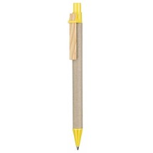Kugelschreiber CARTON I - zitronen-gelb