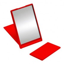 Pocket spiegeltje - rood