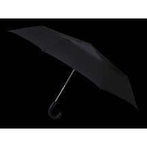 miniMAX® opvouwbare paraplu, automaat, haak-zwart