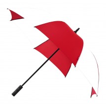 Falcone® golfparaplu, automaat, windproof-rood/wit