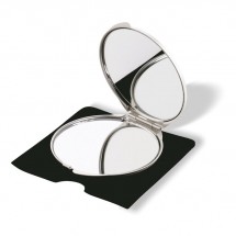 Make-up spiegel SORAIA - mat zilver