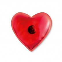 Handwarmer in hartvorm WACO - rood