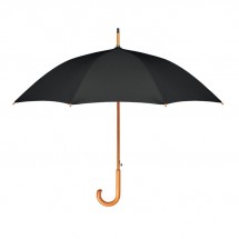 23,5" paraplu RPET CUMULI RPET - zwart