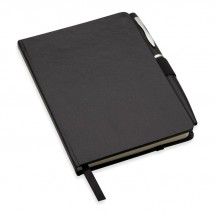 A6 notitieboekje met balpen NOTALUX - zwart