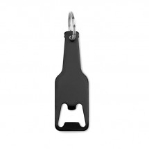 Aluminium sleutelhanger fles BOTELIA - black