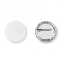 Klein metalen button SMALL PIN - matt silver