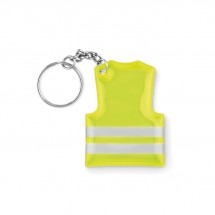 Sleutelhanger veiligheidsvest VISIBLE RING - neon yellow