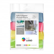 Microvezel PowerPack met reclamelabel huishouding