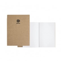 SENATOR Notitieboek DIN A5 met blanco FSC-papier. - bruin