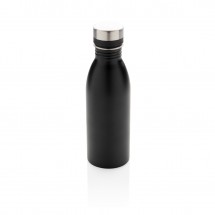 Deluxe RVS water fles - zwart