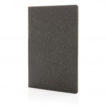 A5 standard softcover slim notitieboek, zwart - zwart