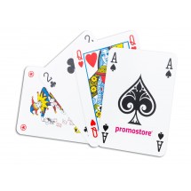 Poker Speelkaartenkarton (Classic), verpakt in cellofaan en kartonnen vouwdoosje