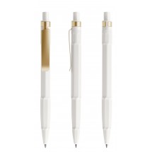 prodir QS30 PMS Push pen - white/gold