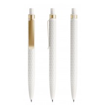prodir QS01 PMS Push pen - white/gold