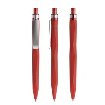 prodir QS20 Soft Touch PRS Push pen - red / silver