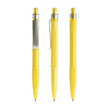 prodir QS30 Soft Touch PRS Push pen - Lemon / silver