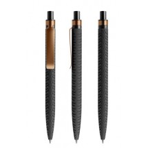 prodir QS03 Soft Touch PRS Push pen - Black / copper