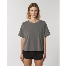 Vrouwen-T-shirt Stella Collider Vintage  g. dyed mid anthracite XXL