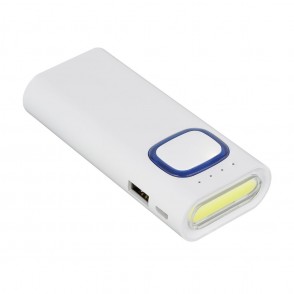 Powerbank met COB LED-zaklamp REFLECTS-COLLECTION