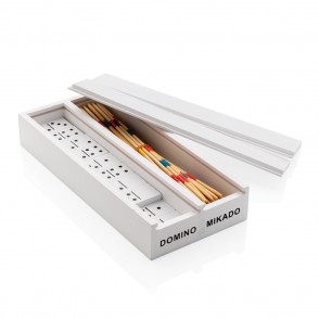Deluxe mikado/domino in houten doos