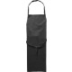 Katoenen (180gr/m²) keukenschort - zwart