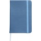 PU notitieboek - licht blauw