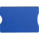 Kunststof kaarthouder met RFID bescherming - kobalt blauw