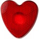 Plastic veiligheids lampje, model 'hart' 'Heart'