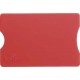 Kunststof kaarthouder met RFID bescherming - rood
