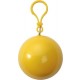 PVC poncho in een plastic bal 'Universum' - geel