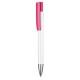 Kugelschreiber STRATOS - weiss/fuchsia-pink