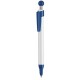 Kugelschreiber PUMPKIN-weiss/azur-blau