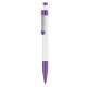 Kugelschreiber SPRING - weiss/violett