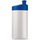 Toppoint Sport bottle 500 Design - wit / donker blauw