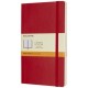 Classic L soft cover notitieboek - gelinieerd - Scarlet Red