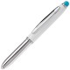Stylus pen Shine - wit / licht blauw