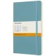 Classic L soft cover notitieboek - gelinieerd - Reef Blue