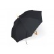 23” Regenschirm aus R-PET-Material mit Automatiköffnung, Schwarz