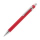 rubbercoated pen - rood