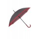 Samsonite R Pattern Stick Umbrella -Zwart/Wit Dots/Rose Rood