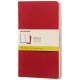 Cahier Journal L - effen - Cranberry Red